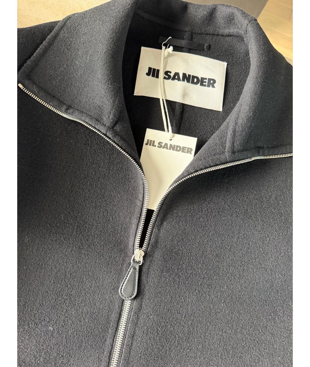 JIL SANDER Черная шерстяная куртка, фото 3