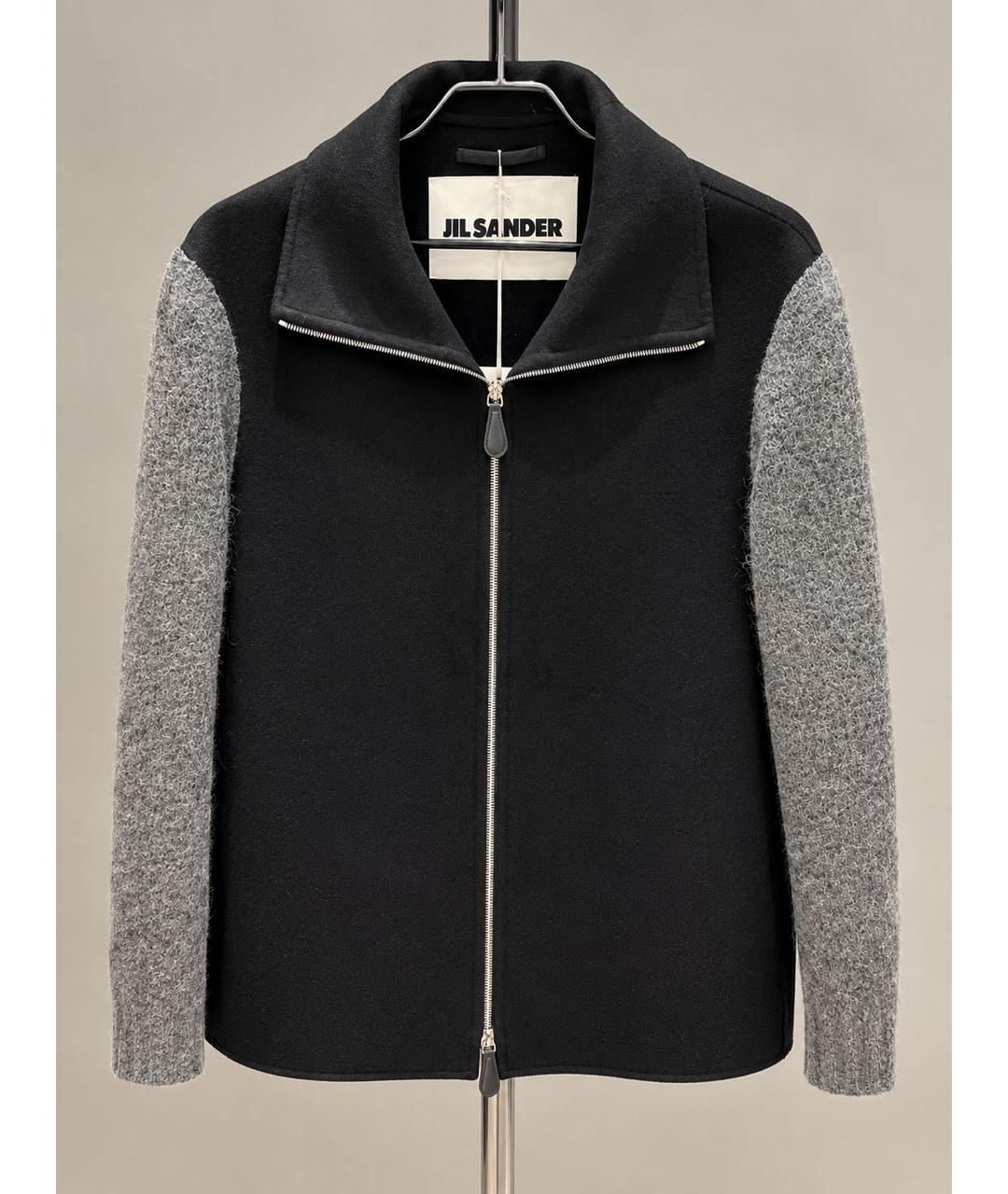 JIL SANDER Черная шерстяная куртка, фото 4