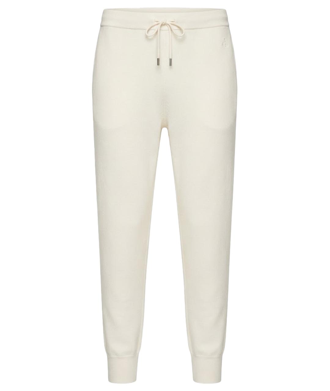 JIL SANDER Белые хлопковые спортивные брюки и шорты, фото 1