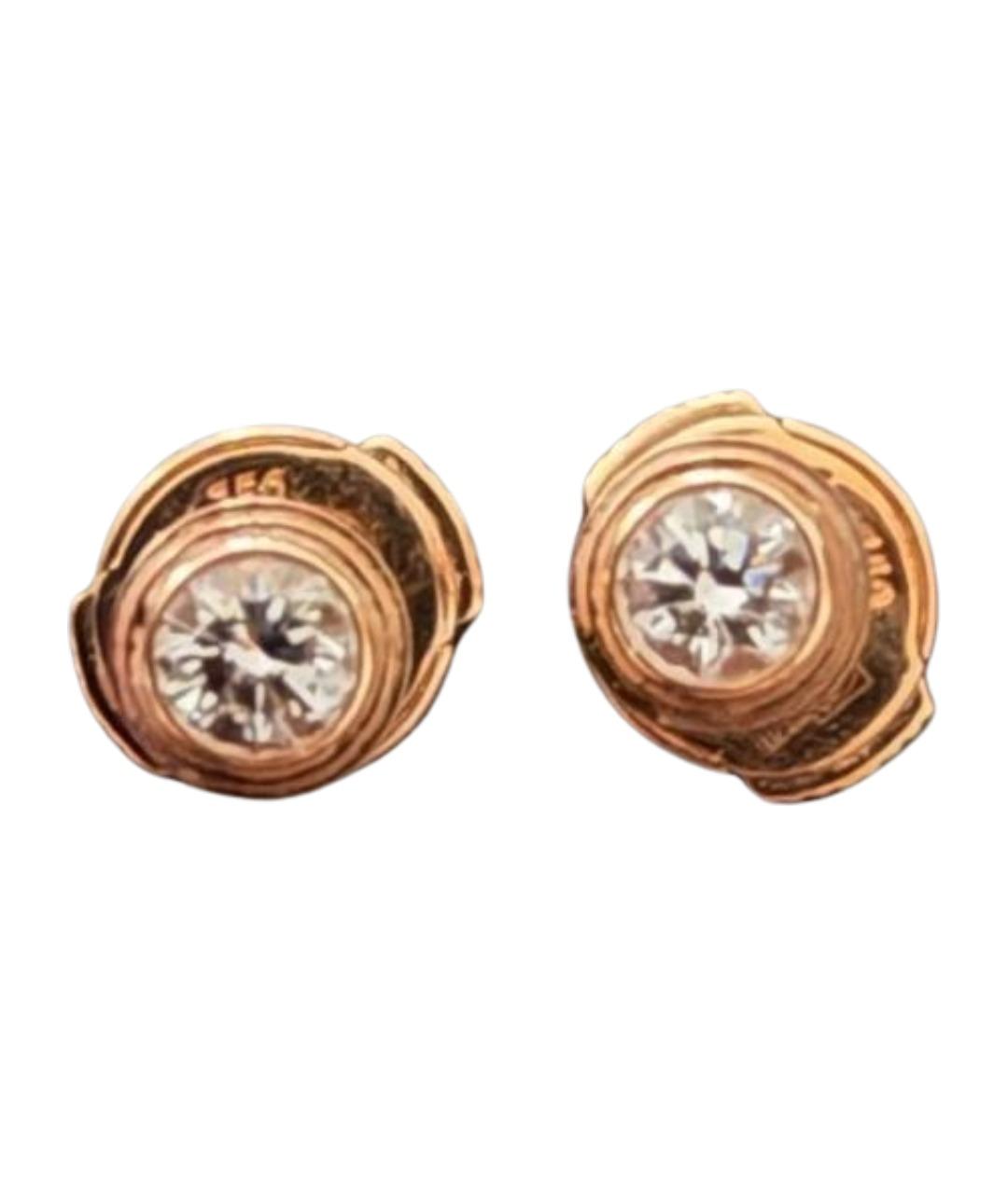 CARTIER Золотые серьги из розового золота, фото 1