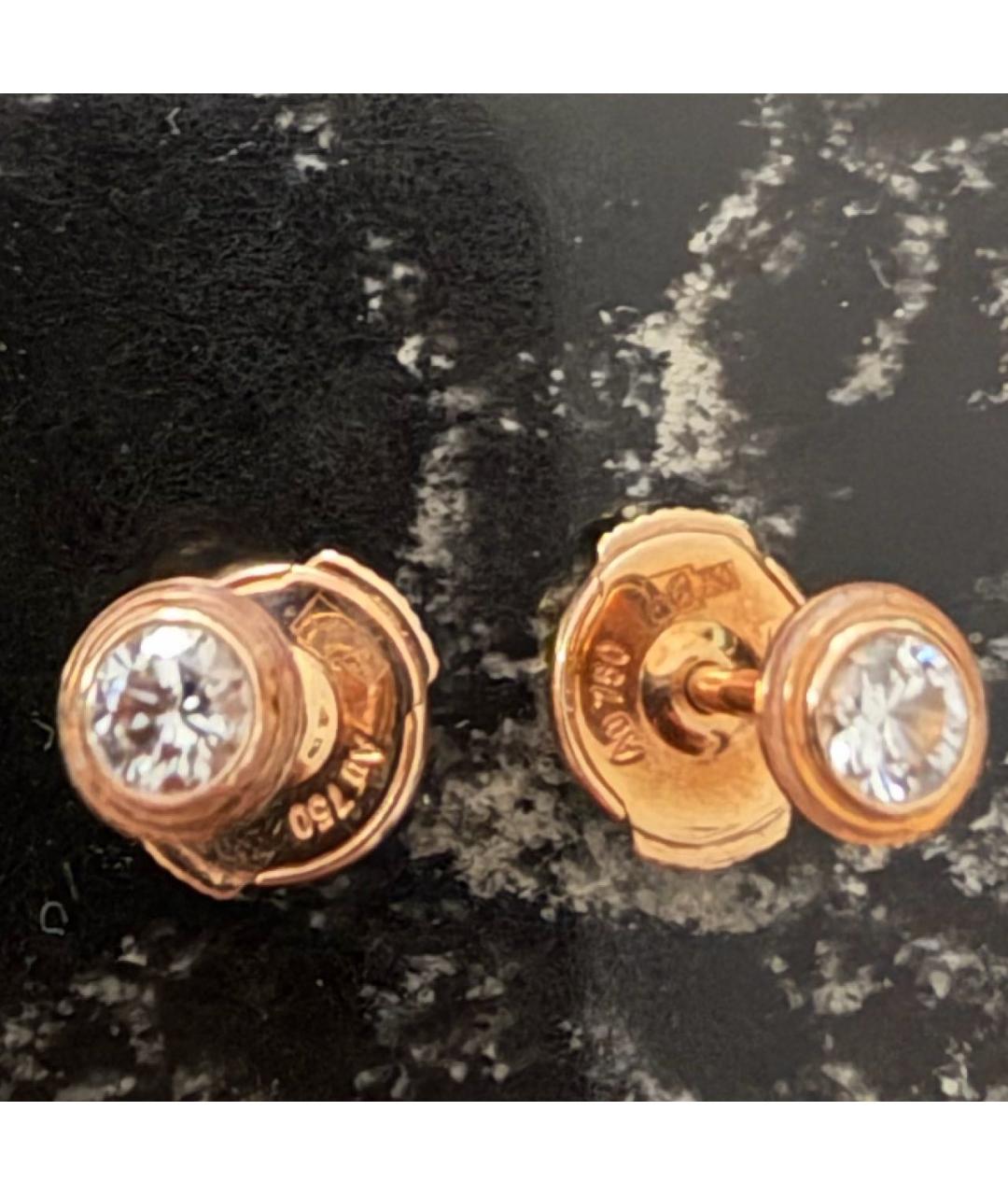CARTIER Золотые серьги из розового золота, фото 4