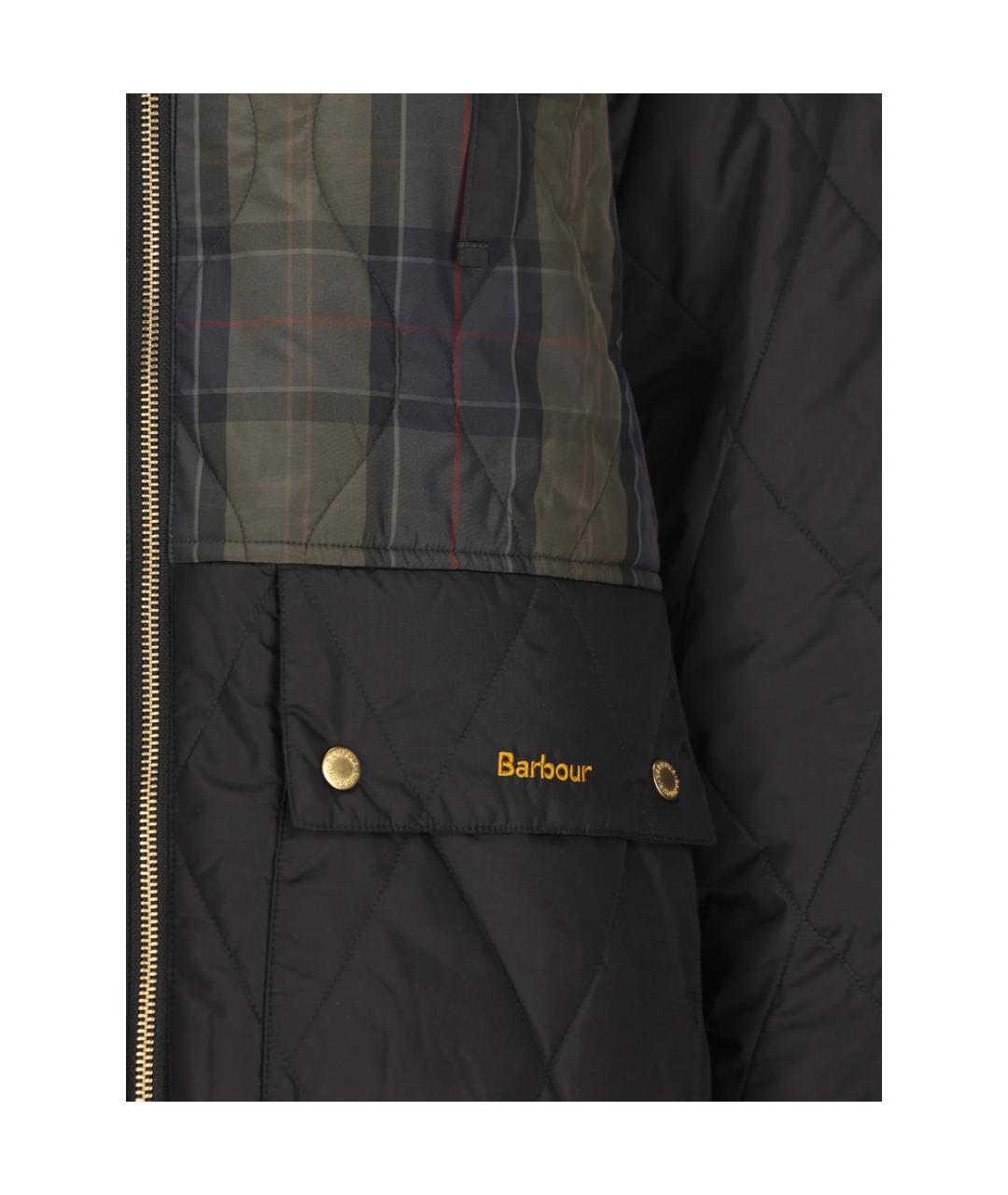 BARBOUR Черная полиэстеровая парка, фото 4