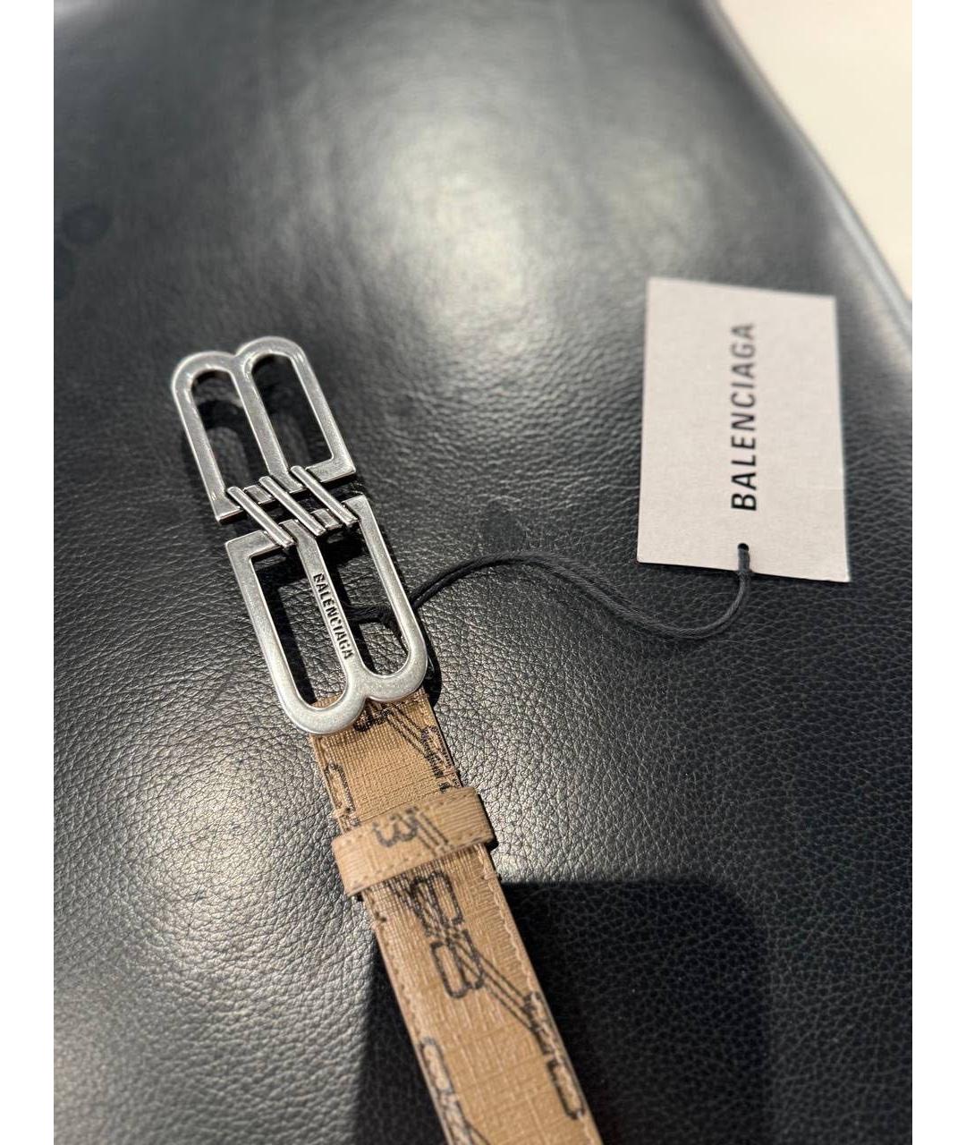BALENCIAGA Коричневый ремень, фото 2