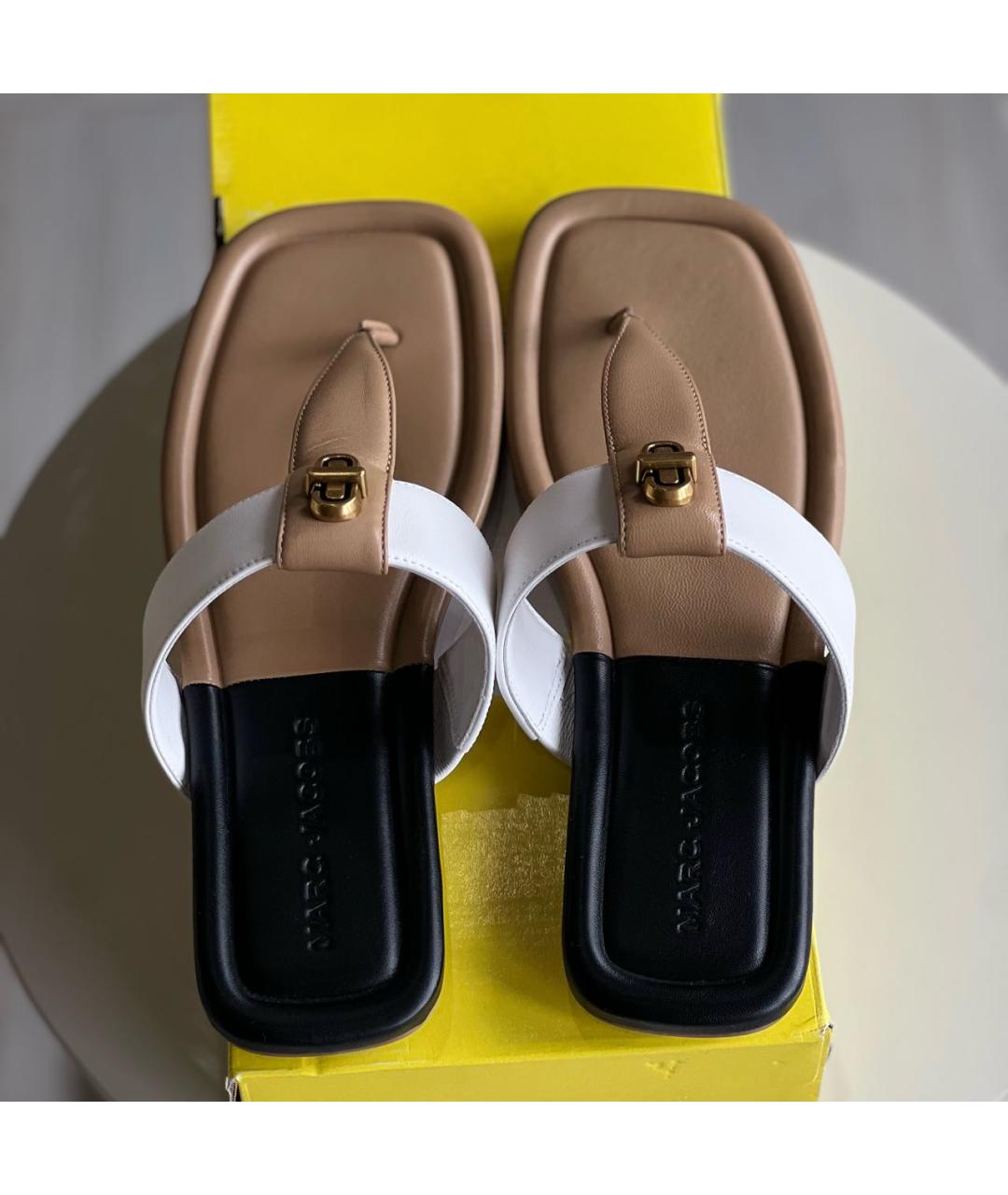 MARC JACOBS Мульти кожаные шлепанцы, фото 3