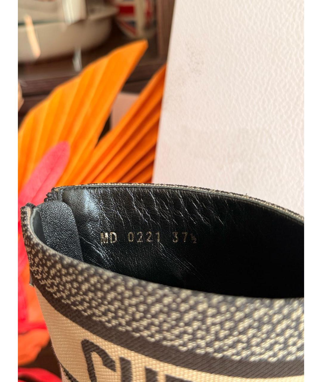 CHRISTIAN DIOR Мульти кожаные ботинки, фото 5