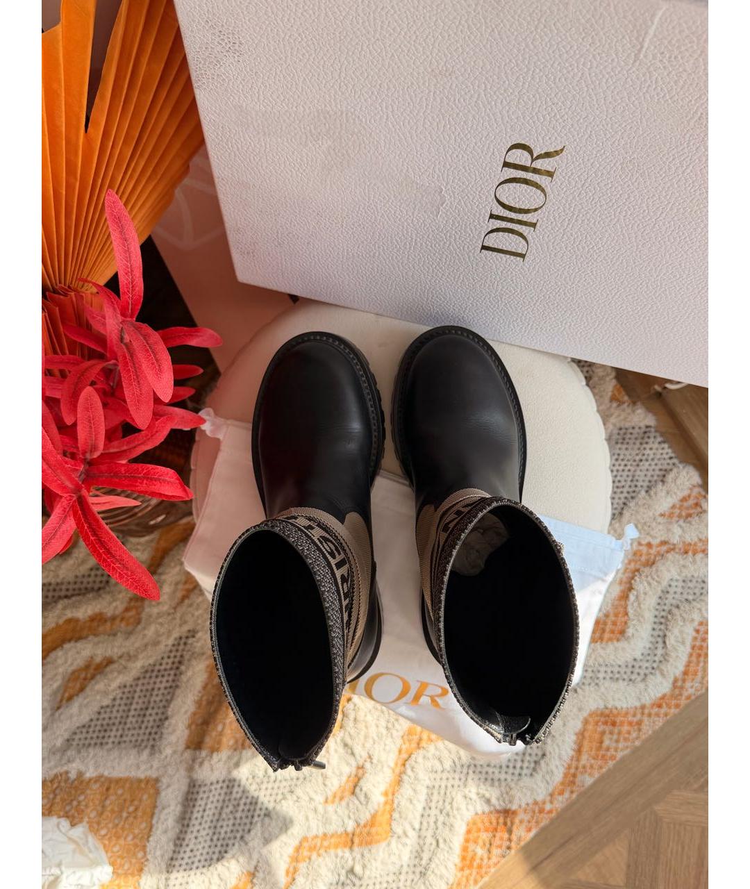 CHRISTIAN DIOR Мульти кожаные ботинки, фото 3