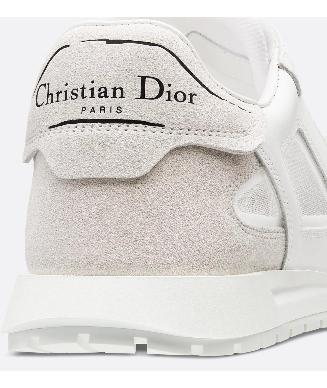 CHRISTIAN DIOR Белые кожаные кроссовки, фото 3