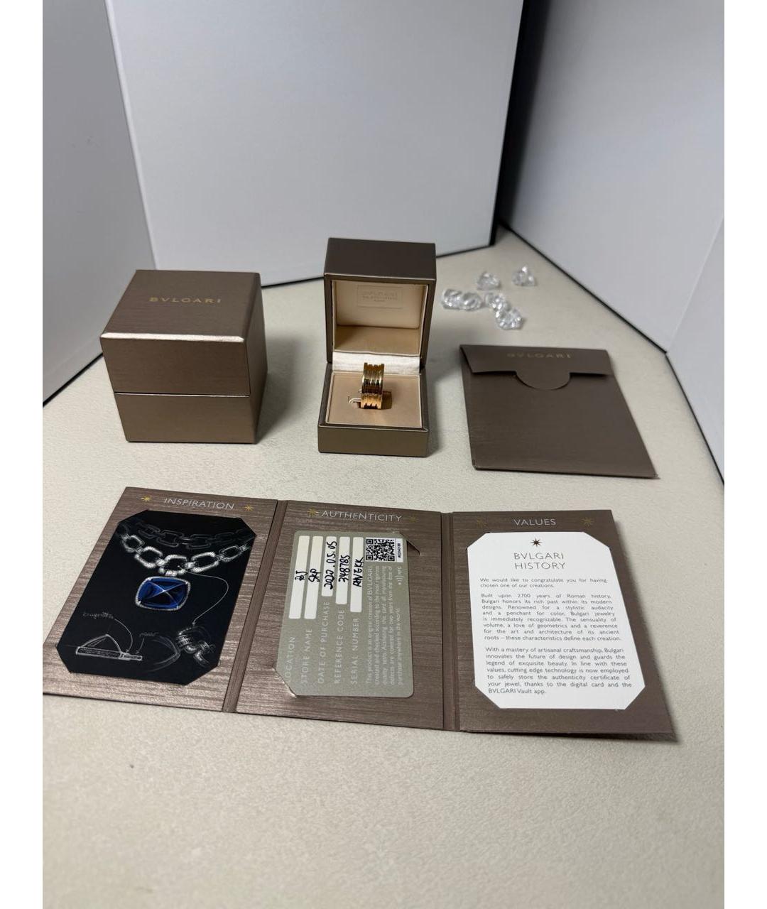 BVLGARI Золотое кольцо из розового золота, фото 3