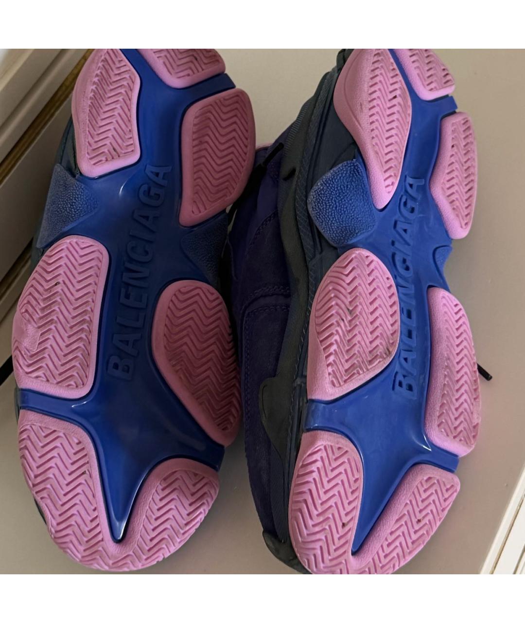 BALENCIAGA Фиолетовые кроссовки, фото 6