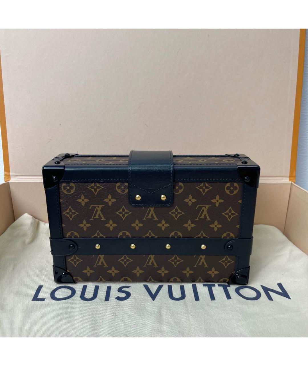 LOUIS VUITTON Коричневая сумка через плечо из канвы, фото 3