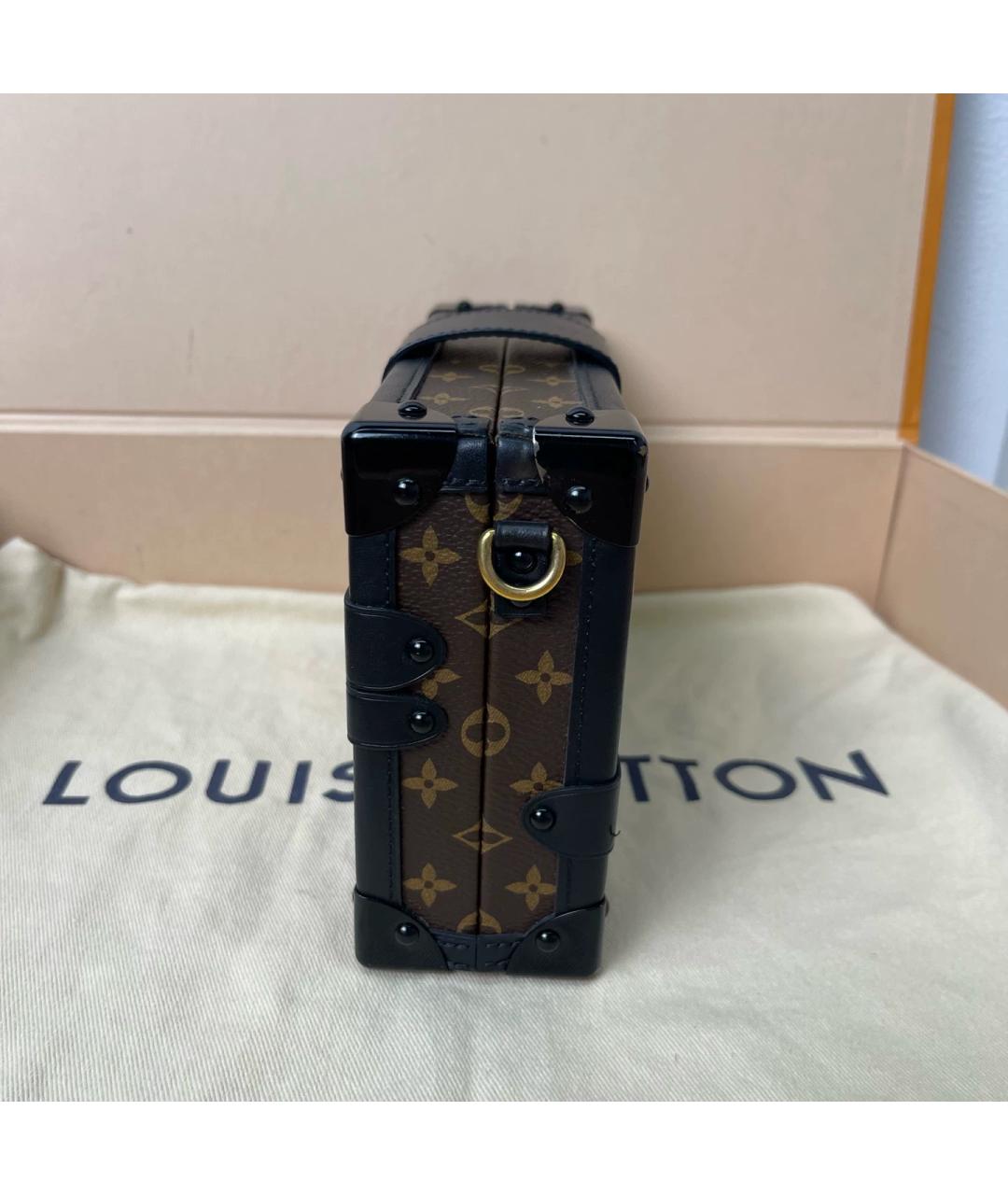 LOUIS VUITTON Коричневая сумка через плечо из канвы, фото 8