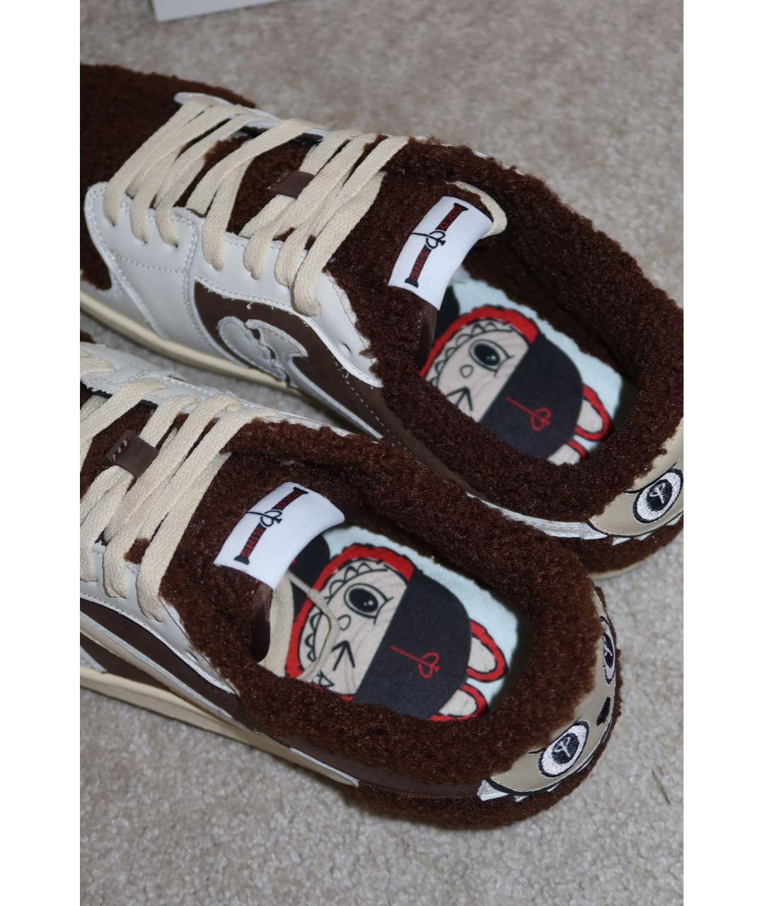 CACTUS JACK BY TRAVIS SCOTT Коричневые низкие кроссовки / кеды, фото 3