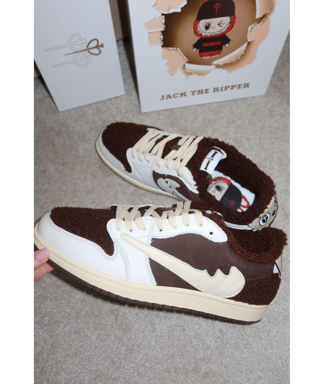 CACTUS JACK BY TRAVIS SCOTT Коричневые низкие кроссовки / кеды, фото 7