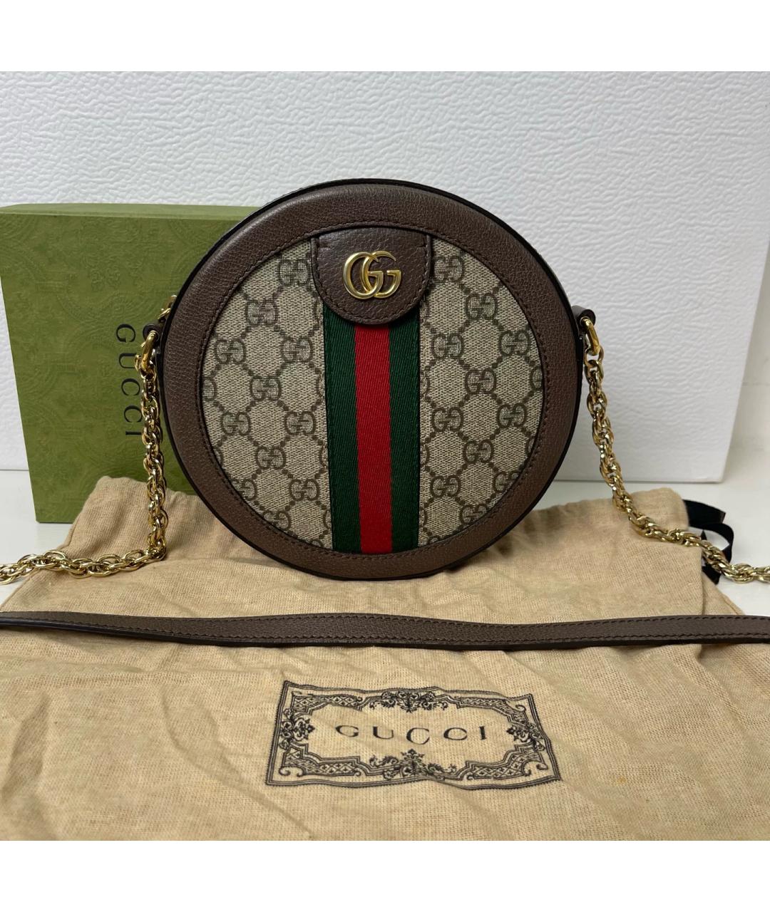 GUCCI Черная жаккардовая сумка через плечо, фото 10