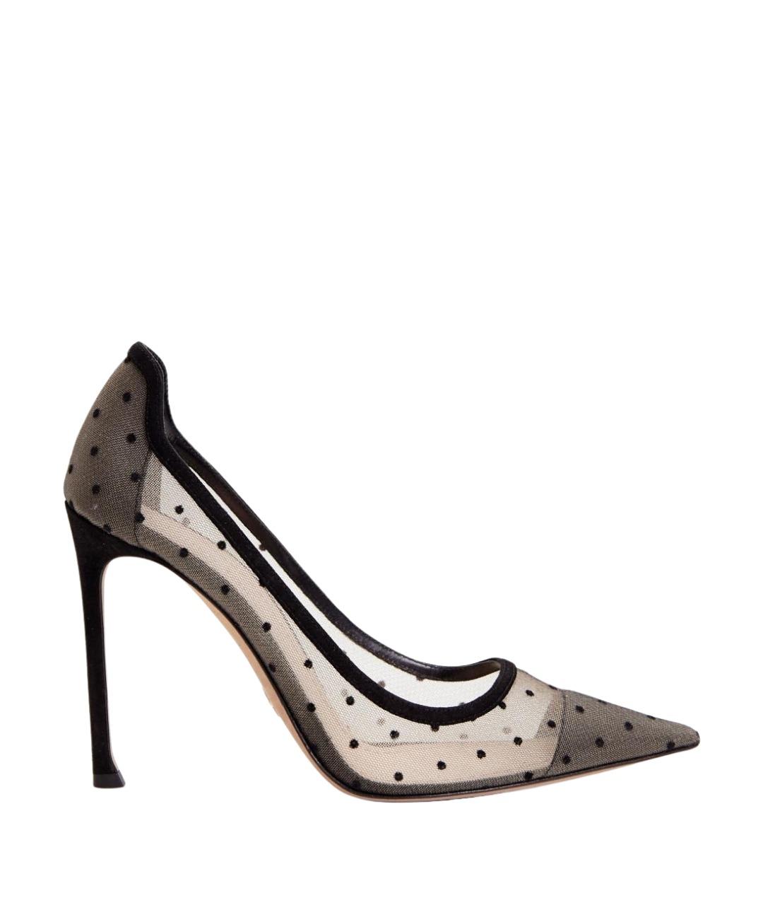 CHRISTIAN DIOR Черные текстильные туфли, фото 1