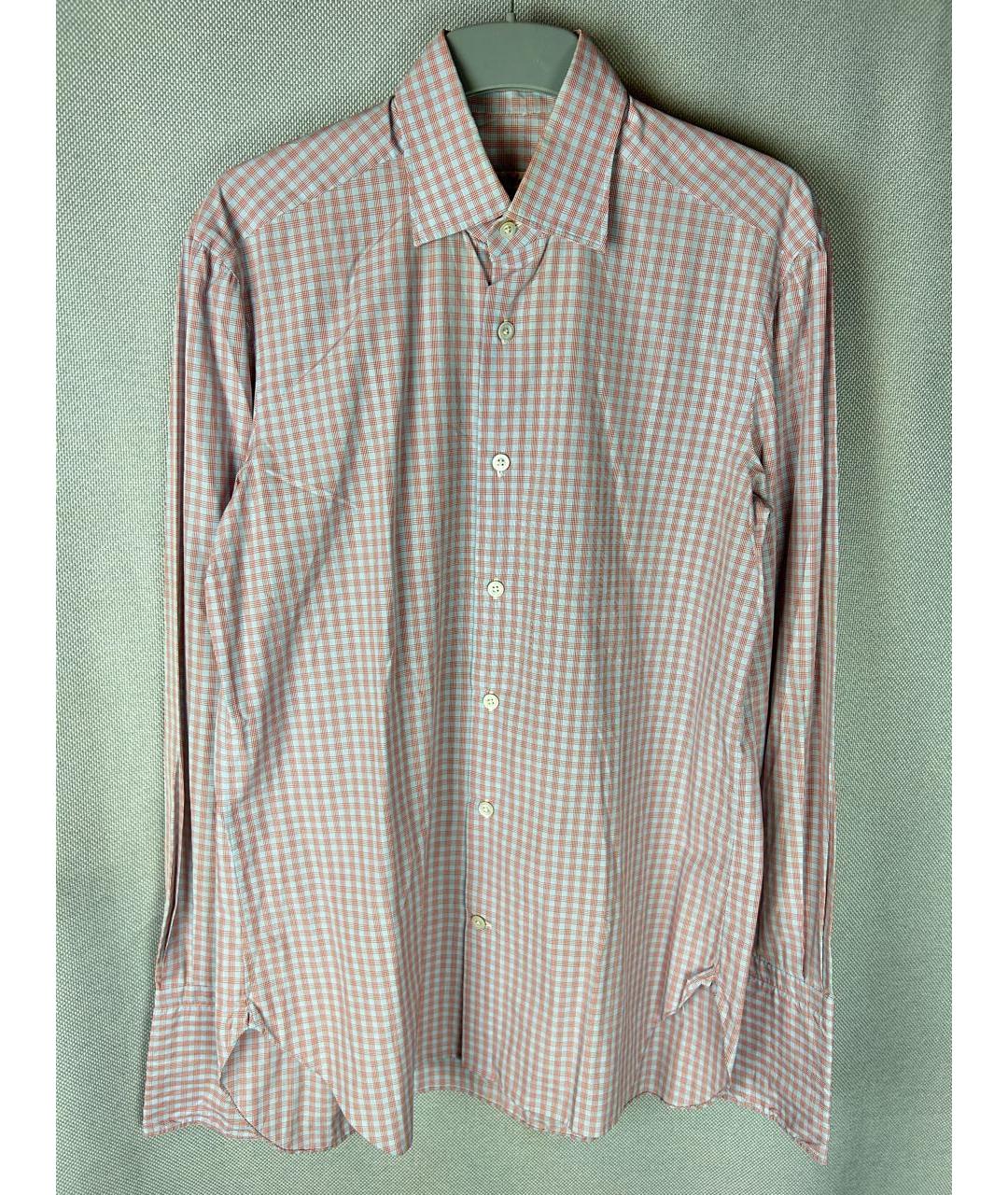 KITON Мульти хлопковая кэжуал рубашка, фото 9