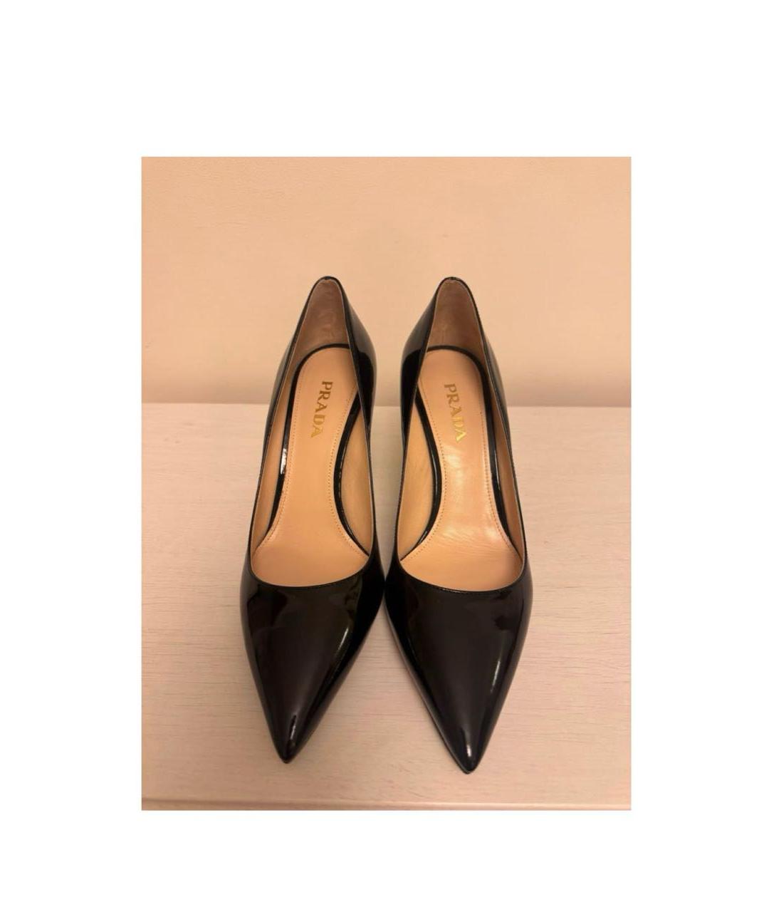 PRADA Черные туфли из лакированной кожи, фото 2