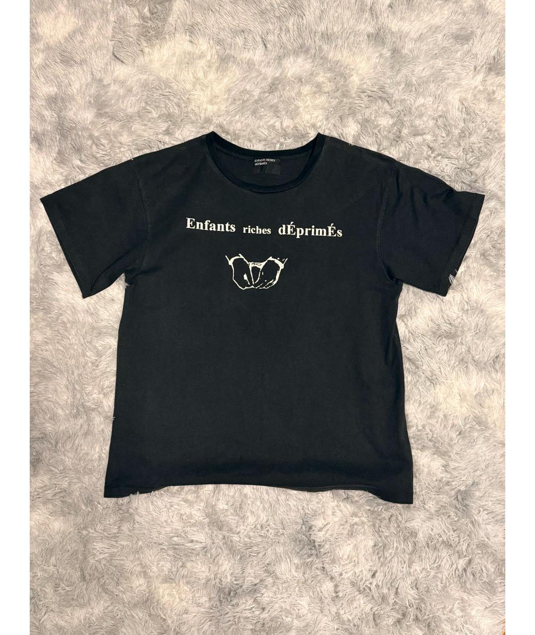 Enfants Riches Déprimés Черная хлопковая футболка, фото 7