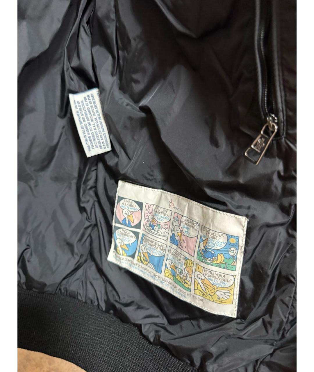 MONCLER Черная куртка, фото 4