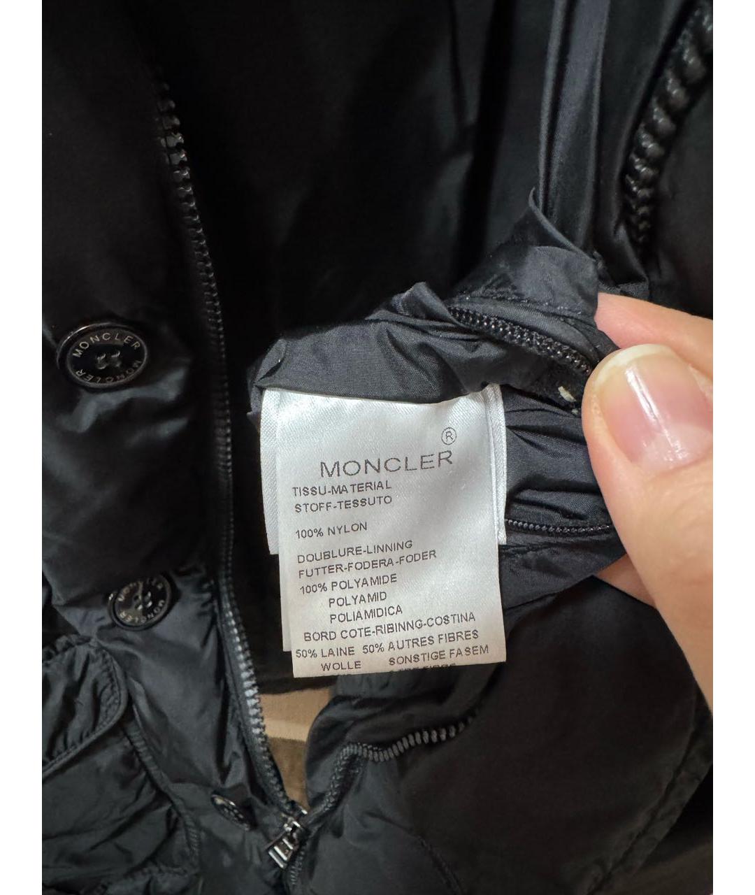 MONCLER Черная куртка, фото 5