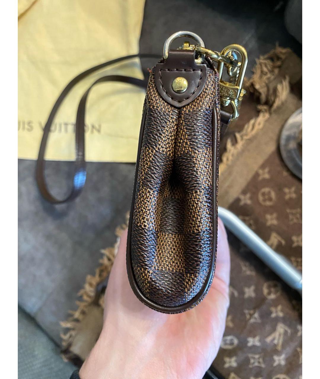 LOUIS VUITTON Коричневая сумка через плечо, фото 7