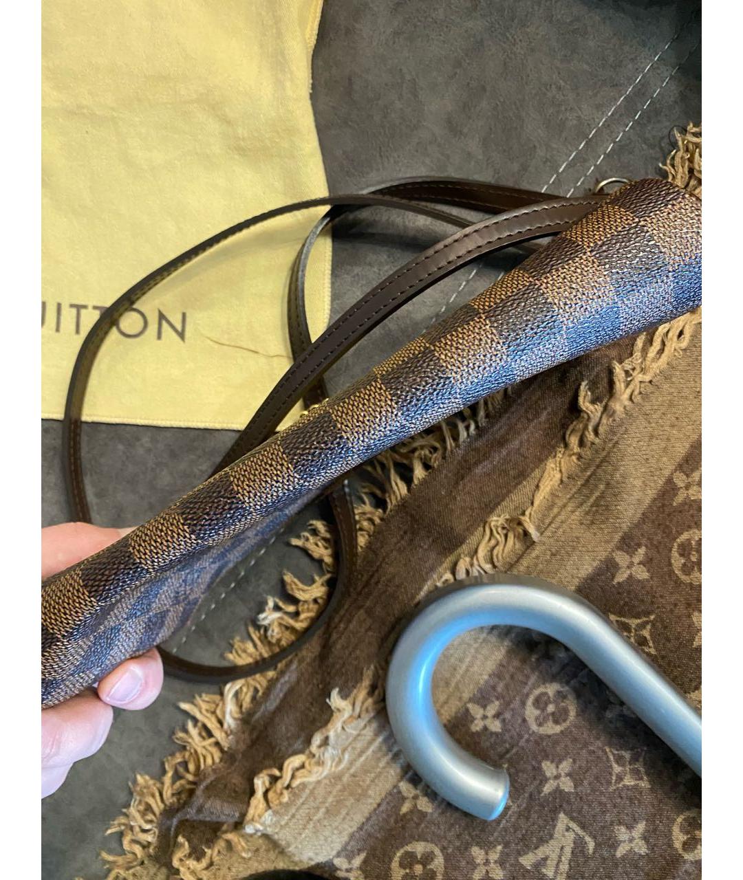 LOUIS VUITTON Коричневая сумка через плечо, фото 5
