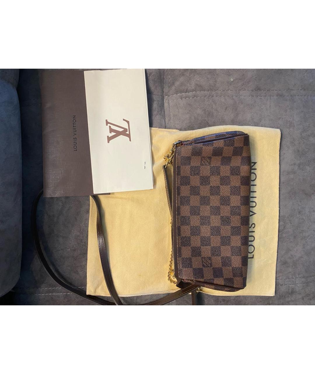 LOUIS VUITTON Коричневая сумка через плечо, фото 2