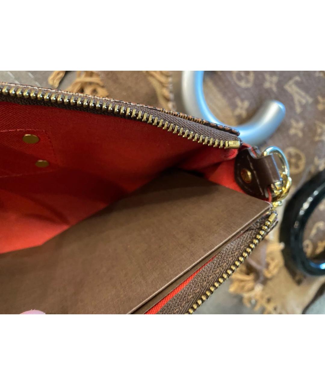 LOUIS VUITTON Коричневая сумка через плечо, фото 6