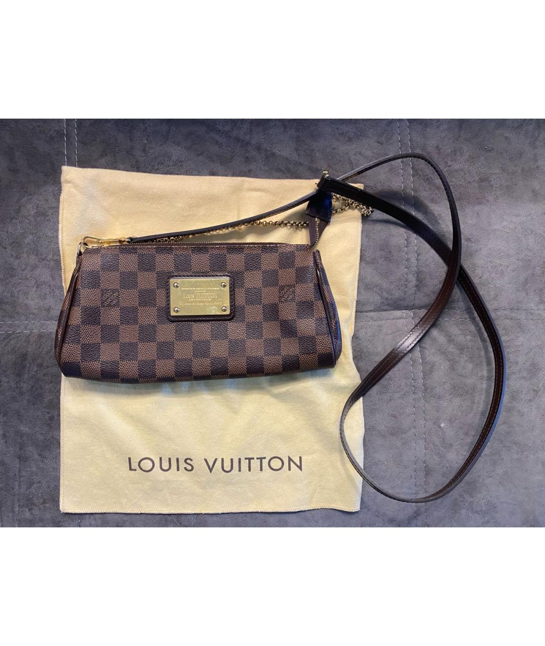 LOUIS VUITTON Коричневая сумка через плечо, фото 9