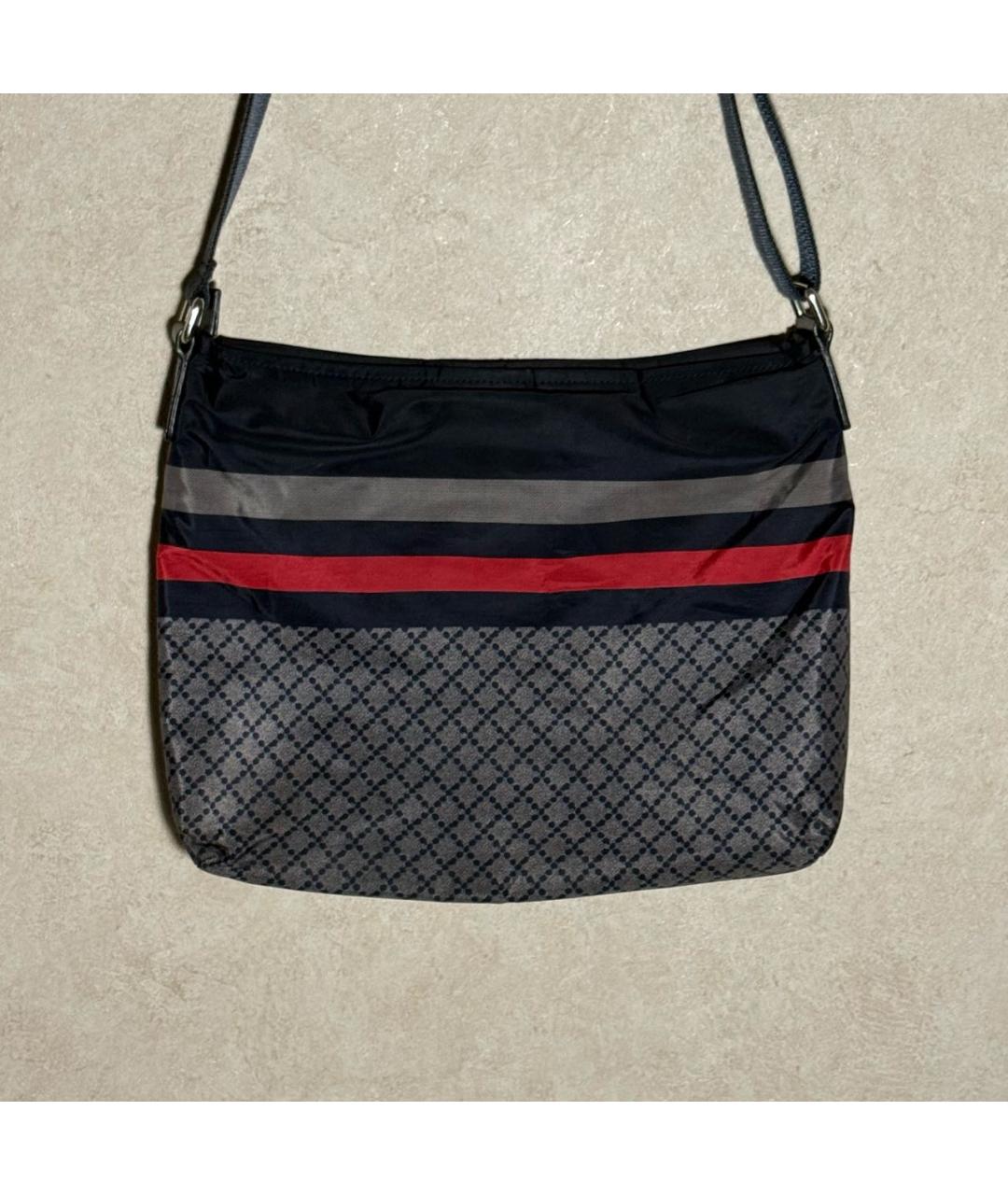 GUCCI Темно-синяя нейлоновая сумка на плечо, фото 3