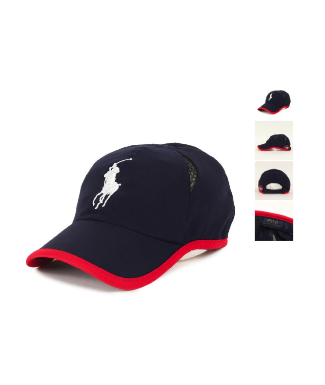 POLO RALPH LAUREN Темно-синяя кепка/бейсболка, фото 5