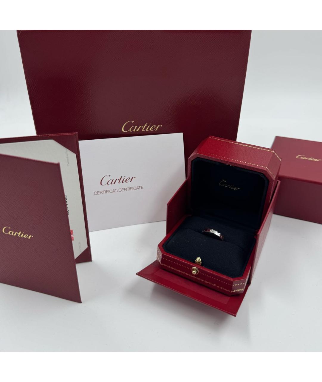 CARTIER Серебряное кольцо из белого золота, фото 3