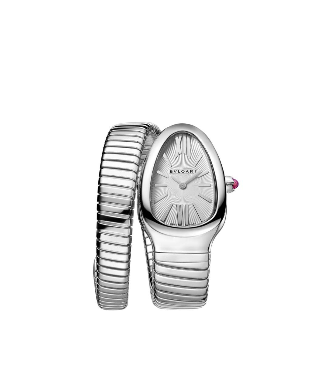 BVLGARI Серебряные металлические часы, фото 7