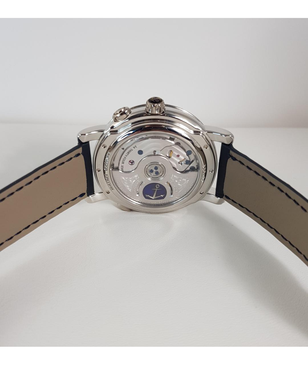 Ulysse Nardin Серебряные платиновые часы, фото 4
