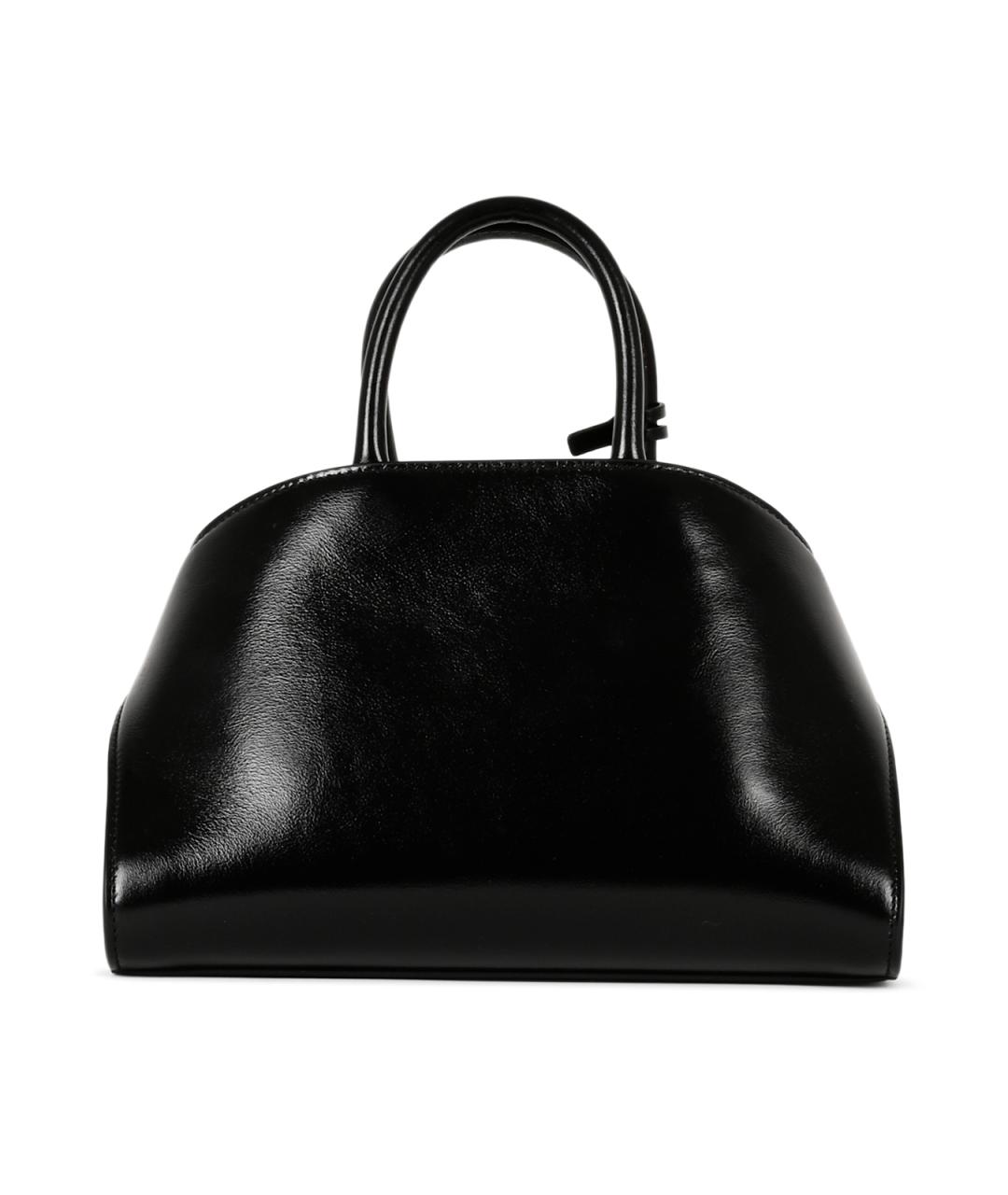 FERRAGAMO Черная кожаная сумка тоут, фото 3