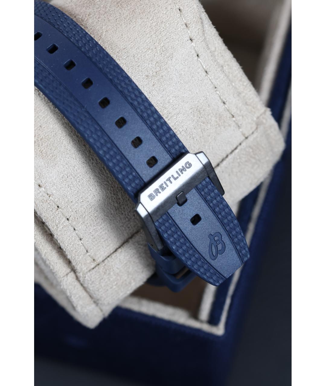 BREITLING Синие карбоновые часы, фото 6
