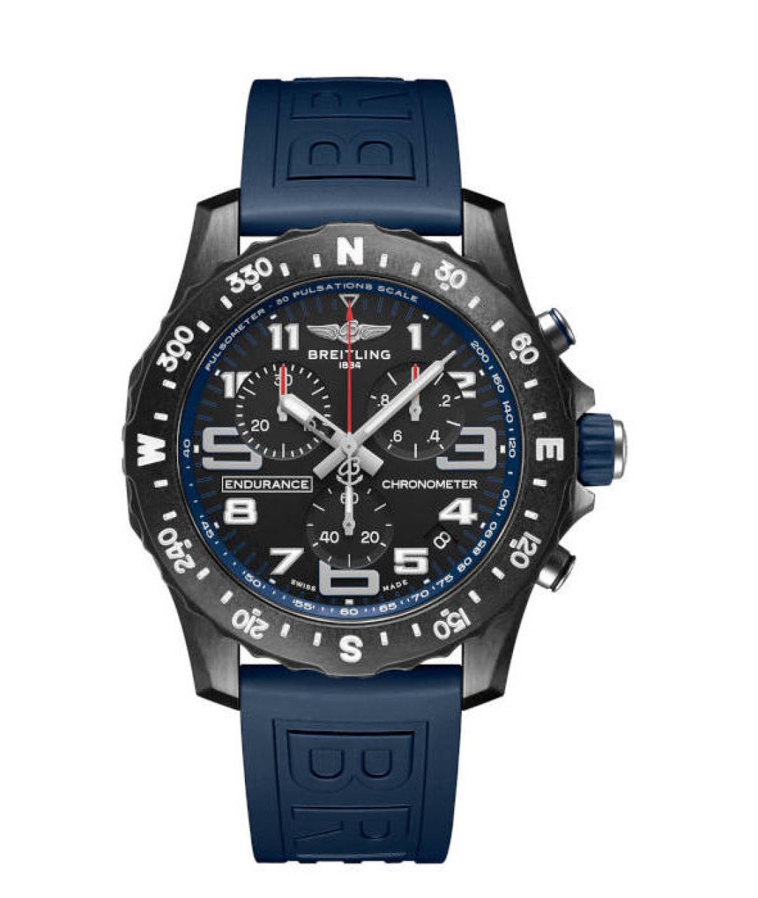 BREITLING Синие карбоновые часы, фото 7