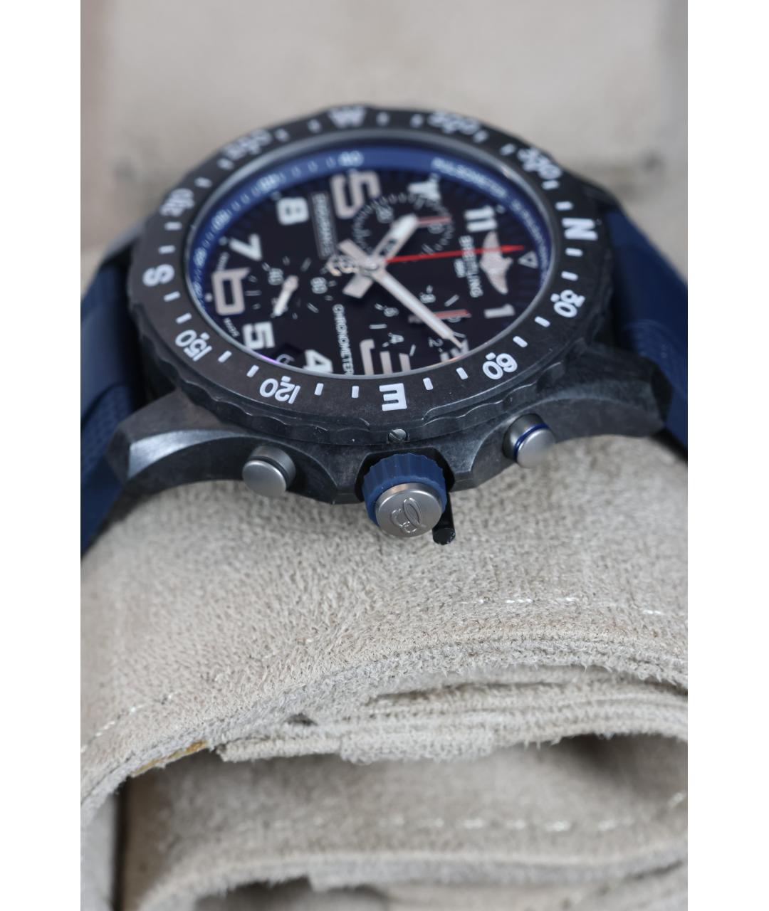 BREITLING Синие карбоновые часы, фото 4