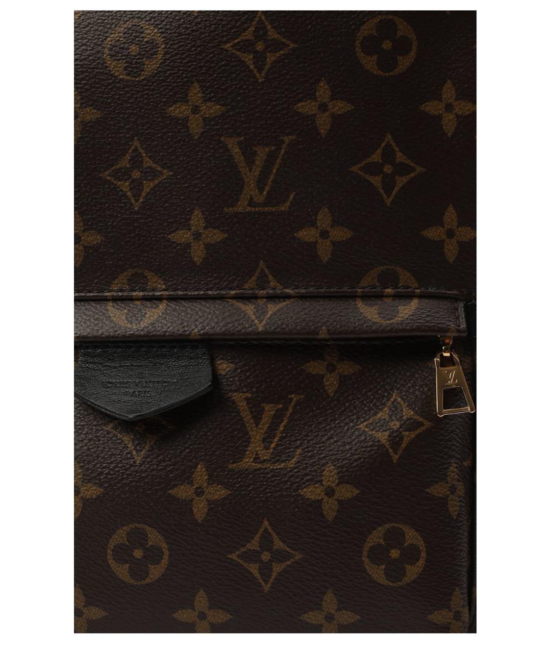 LOUIS VUITTON Коричневый кожаный рюкзак, фото 5