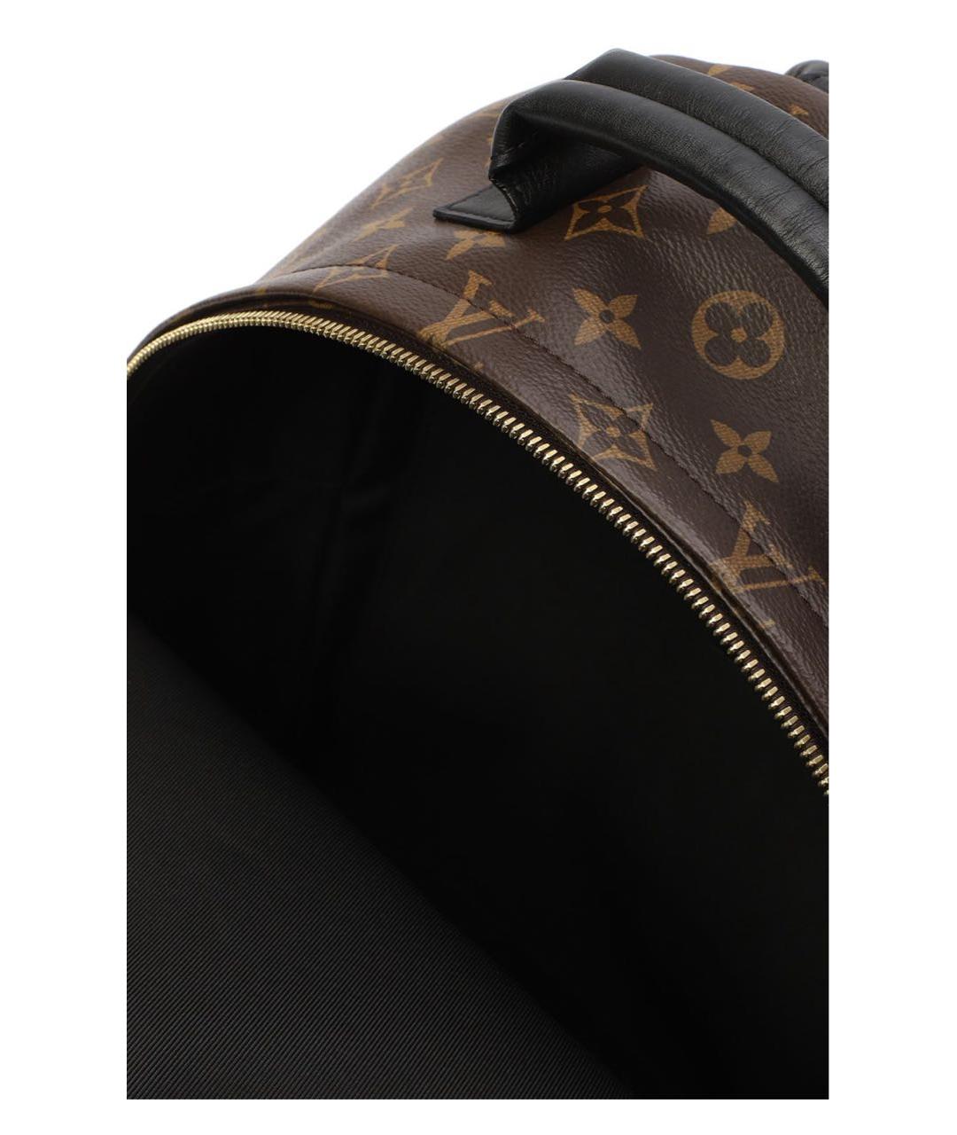 LOUIS VUITTON Коричневый кожаный рюкзак, фото 4