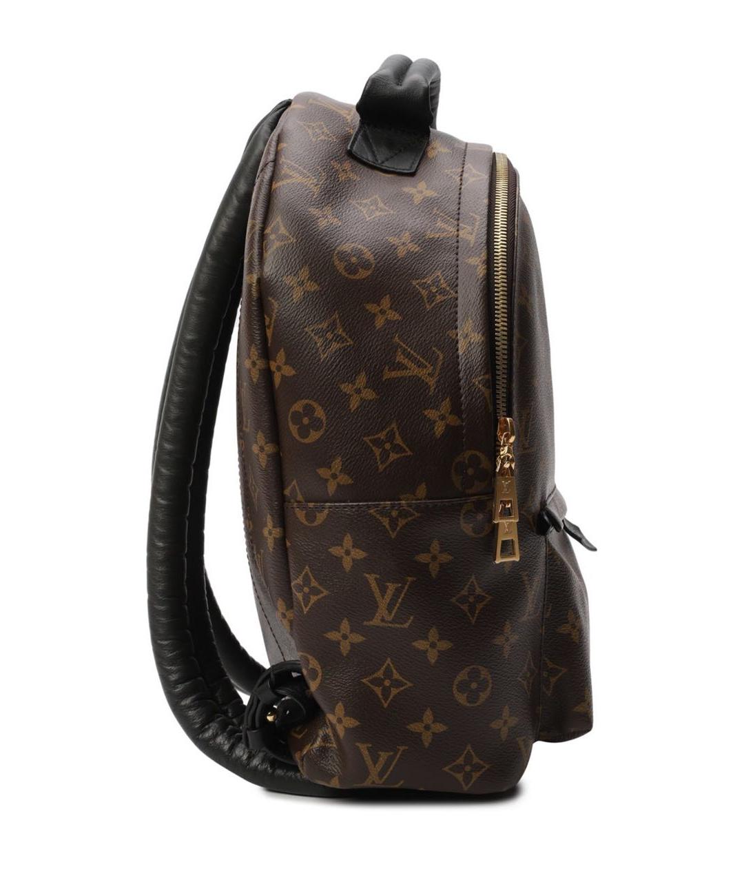LOUIS VUITTON Коричневый кожаный рюкзак, фото 6