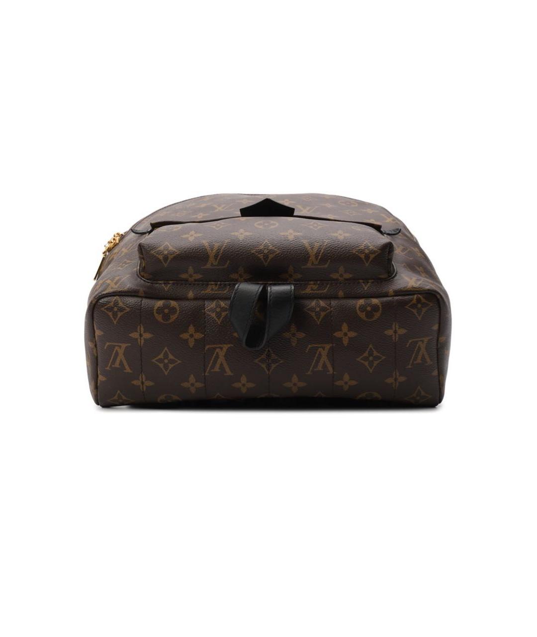 LOUIS VUITTON Коричневый кожаный рюкзак, фото 7