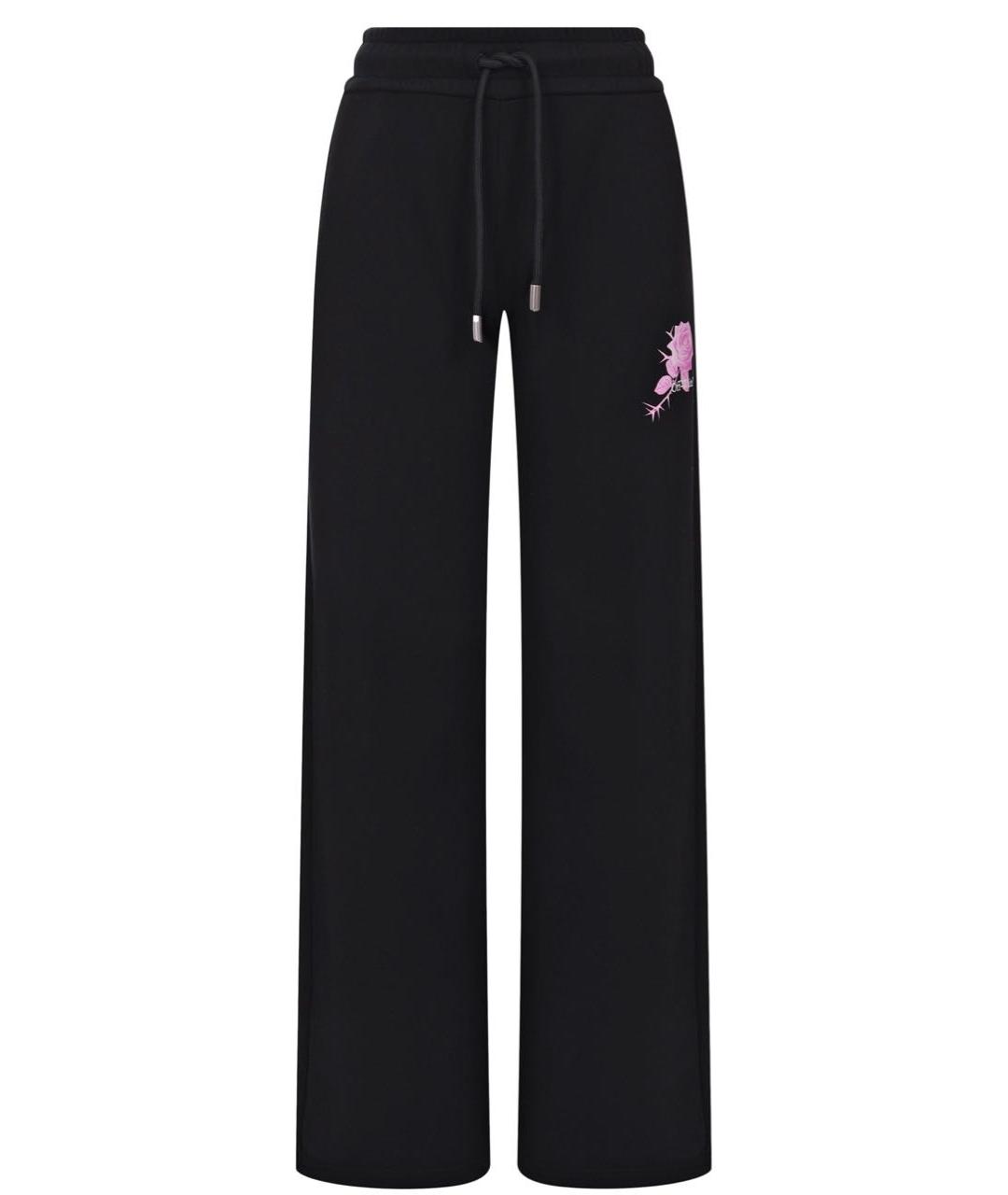 OFF-WHITE Черные хлопковые спортивные брюки и шорты, фото 1