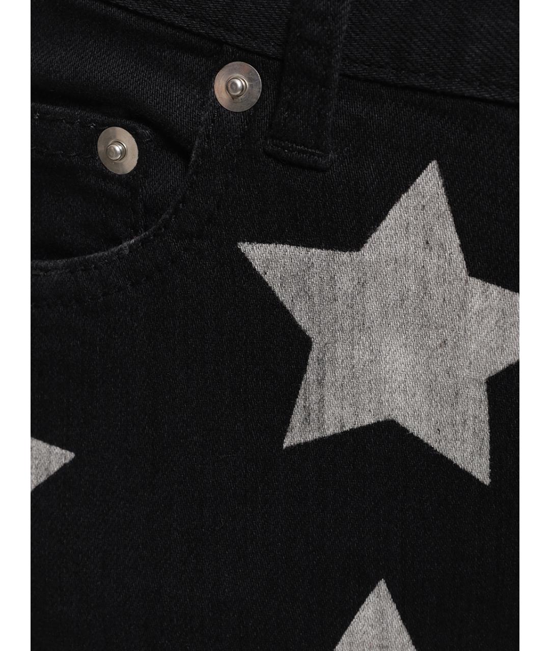 SAINT LAURENT Черные хлопковые джинсы слим, фото 3