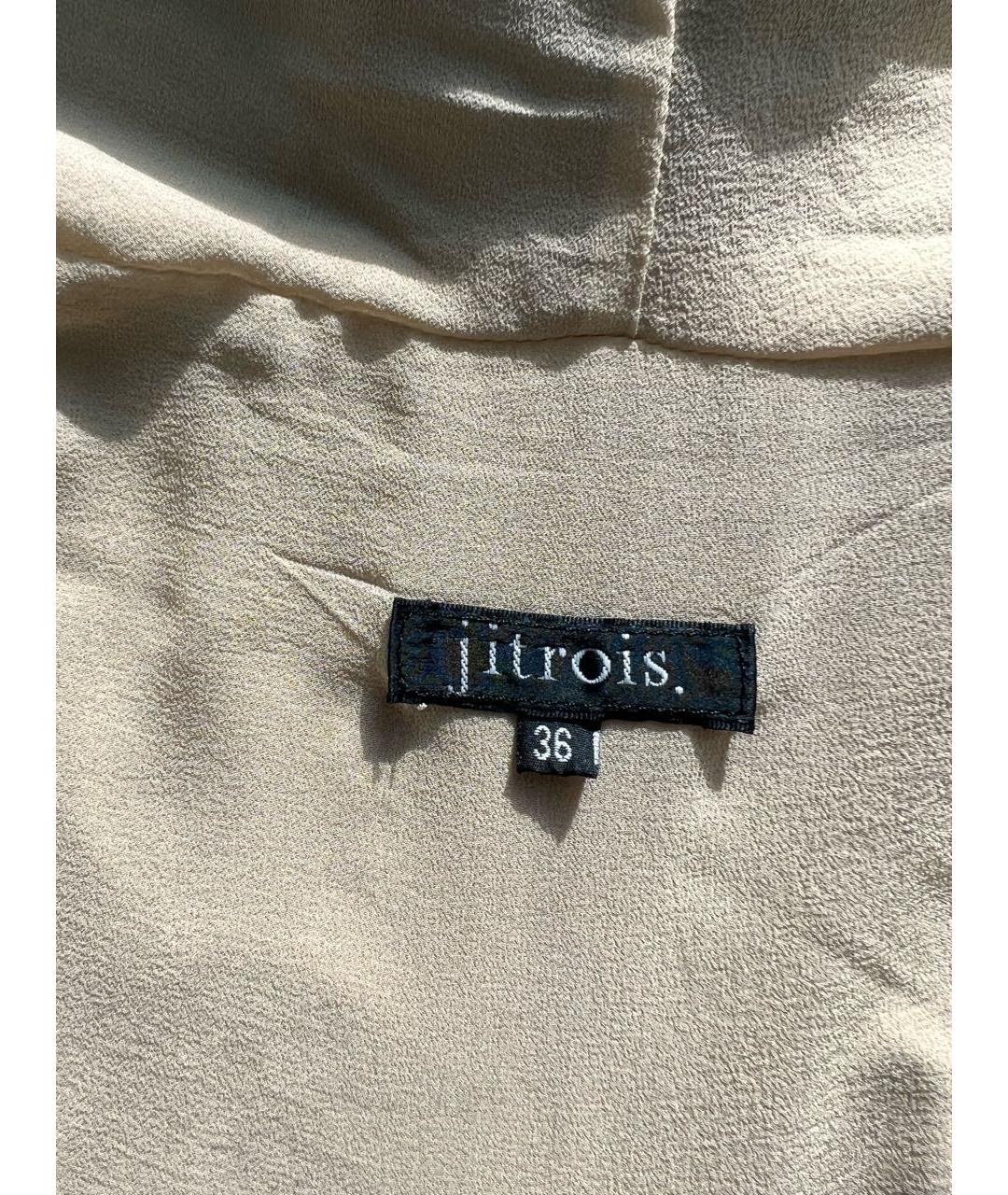 JITROIS Бежевая замшевая куртка, фото 4