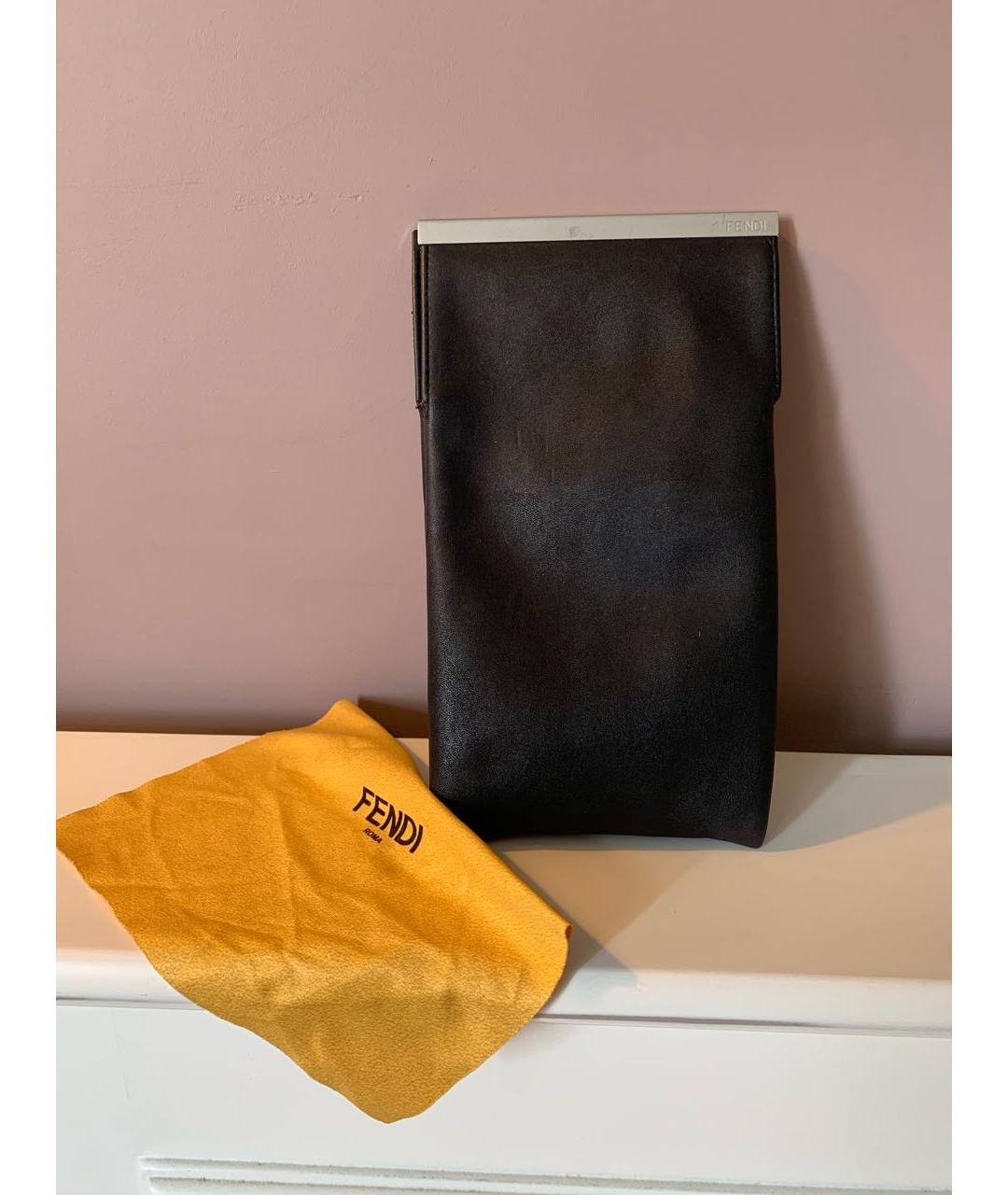 FENDI Мульти пластиковые солнцезащитные очки, фото 4