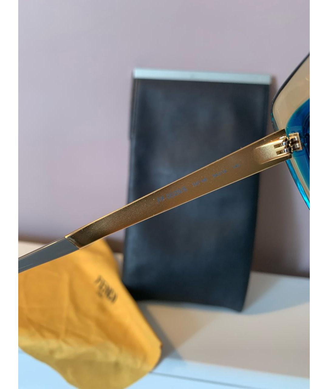 FENDI Мульти пластиковые солнцезащитные очки, фото 5