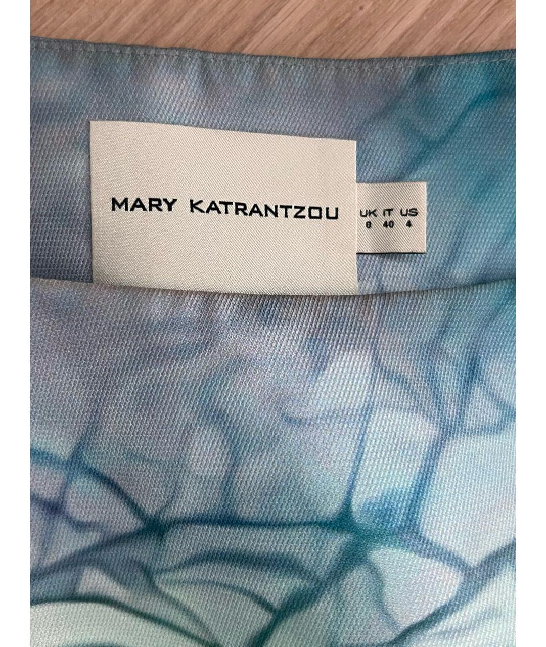 MARY KATRANTZOU Мульти полиэстеровое повседневное платье, фото 4