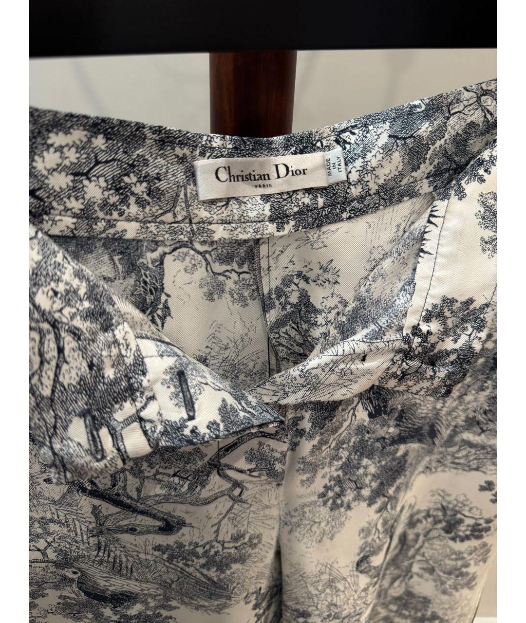 CHRISTIAN DIOR Мульти шелковая пижама, фото 4