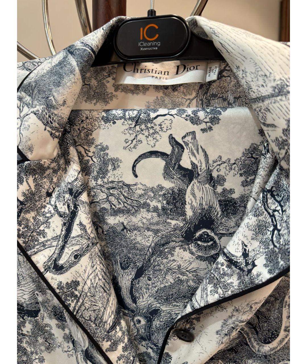 CHRISTIAN DIOR Мульти шелковая пижама, фото 3